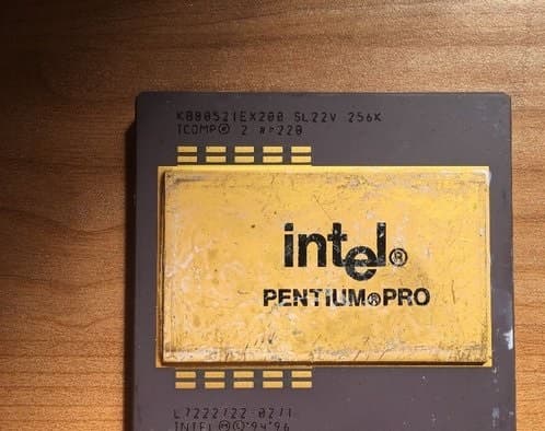 Intel pentium Pro Intel pentium Pro Ceramic Cpu Scrap